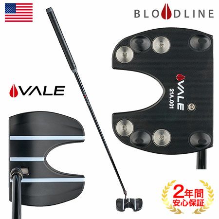 毎日発送】BLOODLINE VALE PUTTER AA 自立式パター ベイル メンズ 右用