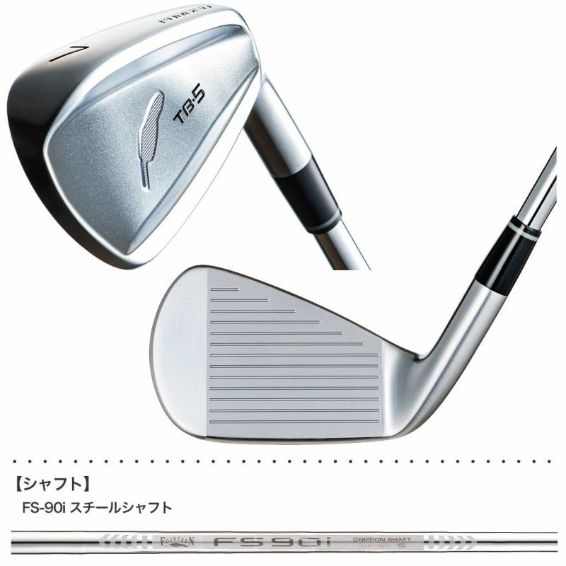 毎日発送】【レフティ】フォーティーン TB-5 FORGED アイアンセット 6