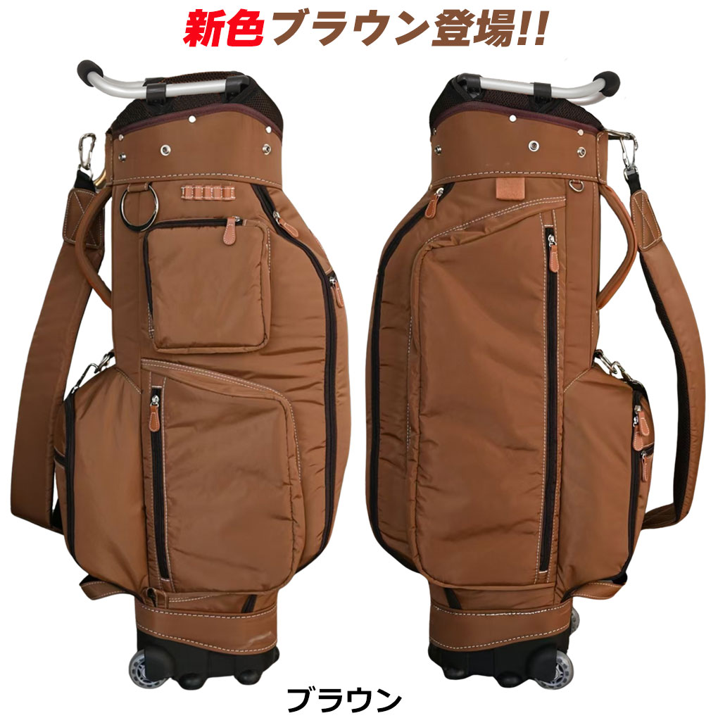 ゴルフバックキャディバックOOWLSキャスター付きキャディバッグ9.5型47インチ対応JYPRF23TCB2023年モデルジーパーズオリジナル【土日祝も発送】