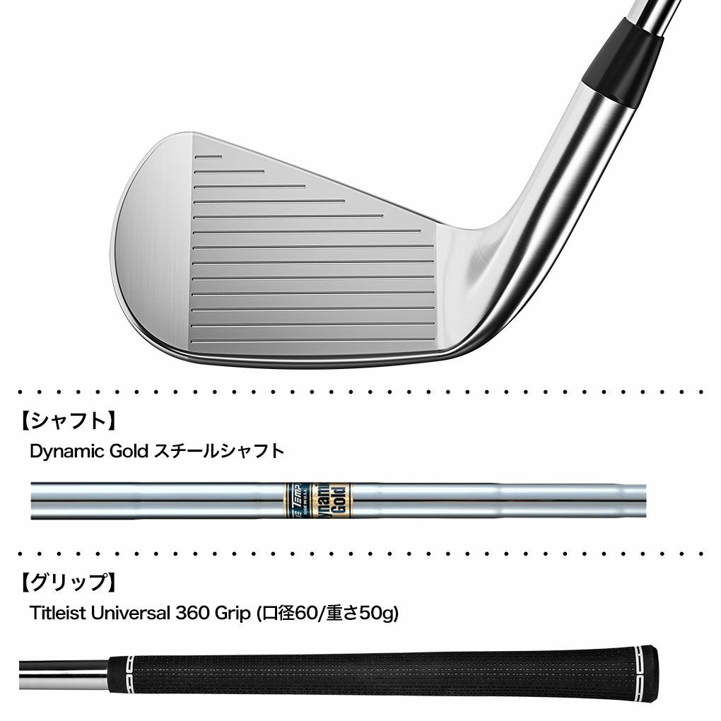 毎日発送】タイトリスト T100 アイアン 6本セット（#5-#9、P）メンズ 