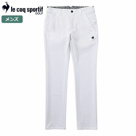 ルコックテーパードロングパンツQGMWJD04ホワイトメンズlecoqsportifGOLF2023秋冬モデル日本正規品
