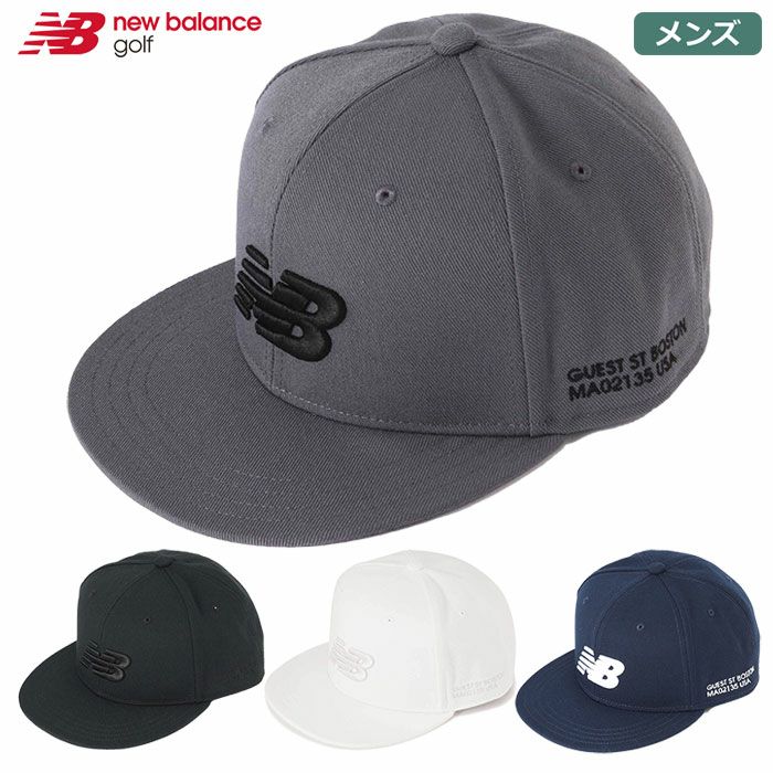 ニューバランスFIELDSENSORツイルフラットブリムキャップ012-3987003メンズnewbalance日本正規品2023秋冬モデル