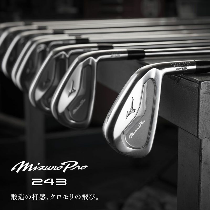 ミズノMizunoPro243アイアン6本セットNo.5～9PWメンズ右用DynamicGold120スチールシャフト2023年モデル日本正規品