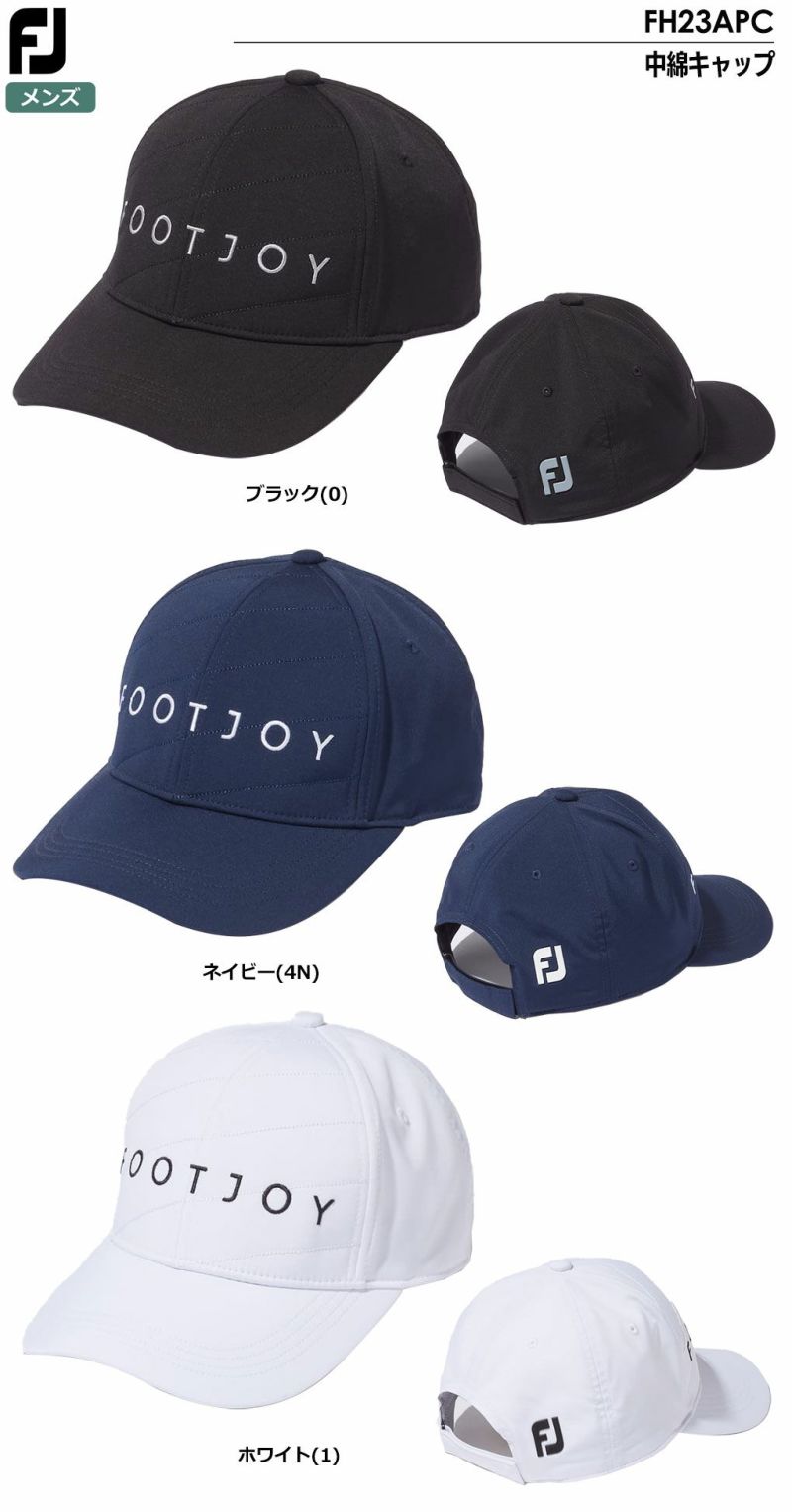 フットジョイ中綿キャップFH23APCメンズFOOTJOY2023秋冬モデル日本正規品