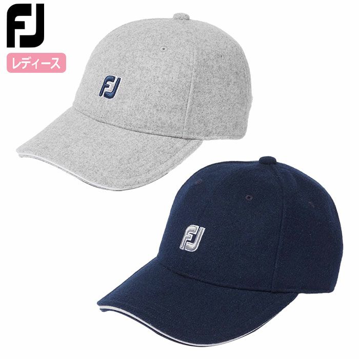 フットジョイWOMEN'SロゴメルトンキャップFH23AWMCレディースFOOTJOY2023秋冬モデル日本正規品