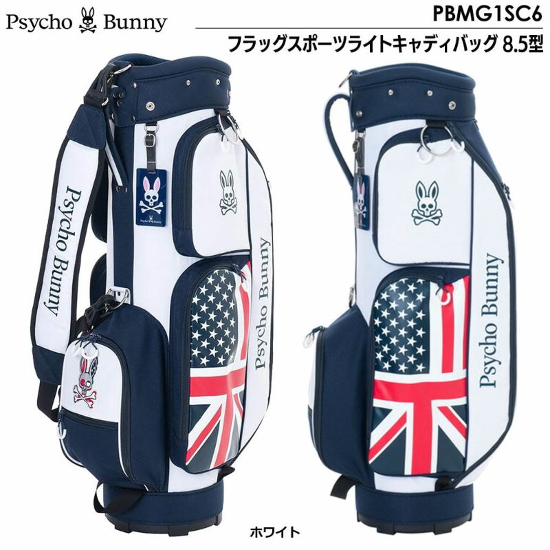 サイコバニーフラッグスポーツライトキャディバッグ8.5型5分割PBMG1SC6PsychoBunny