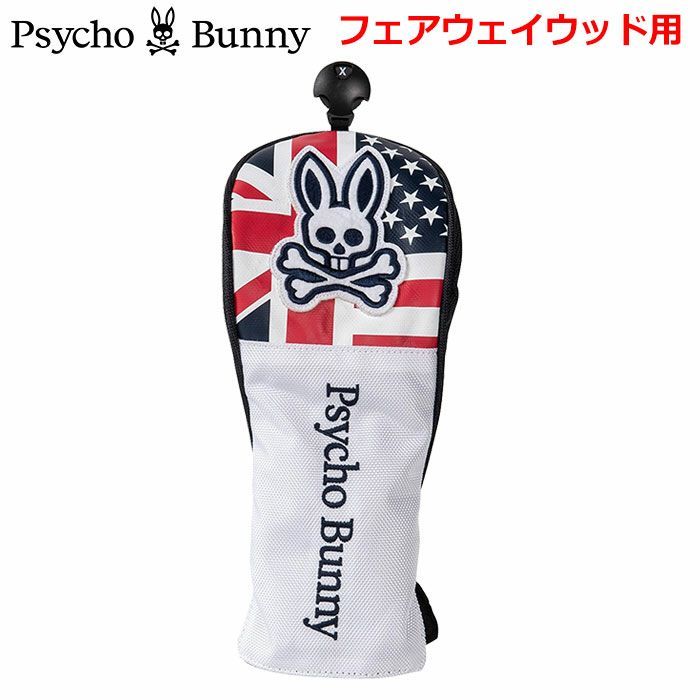 サイコバニーヘッドカバーフェアウェイウッド用アングロ・アメリカンFLAGSPORTPBMG3SH2200cc対応PsychoBunny日本正規品