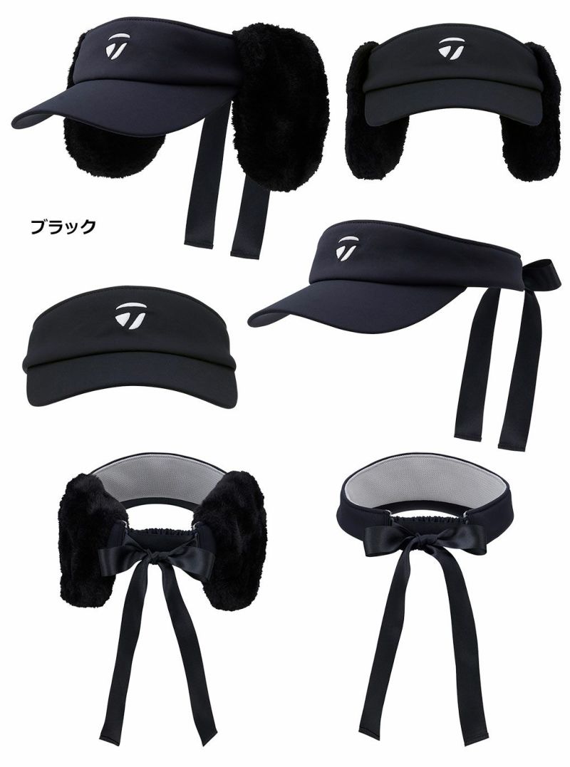 テーラーメイドウィメンズイヤーウォームバイザーTL031レディースTaylorMade2023秋冬モデル日本正規品