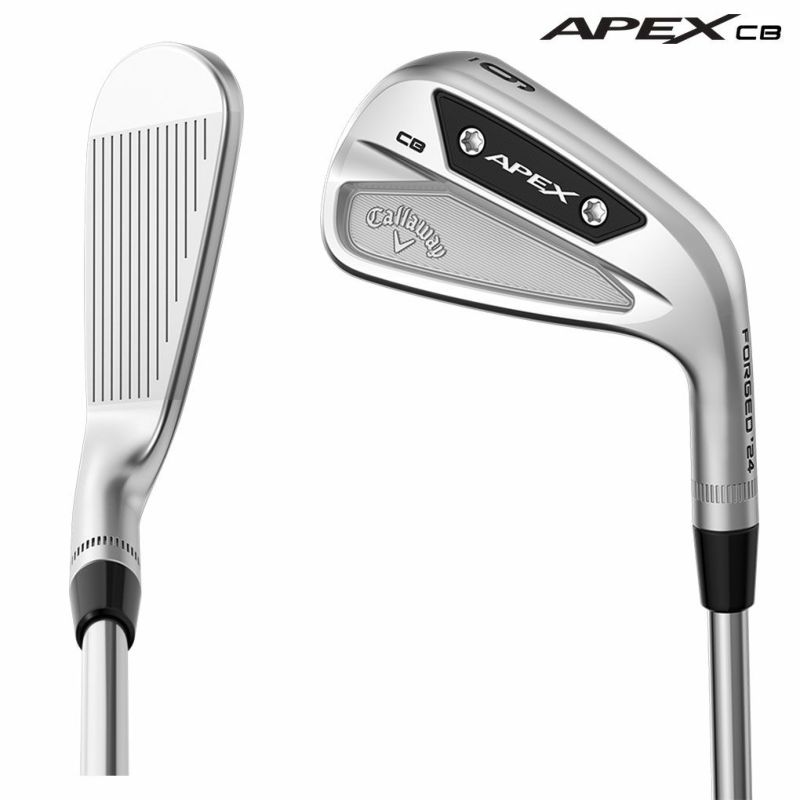 キャロウェイAPEXCBアイアン6本セット5-9,PWメンズ右用DynamicGoldMID115スチールシャフト2023年モデル日本正規品