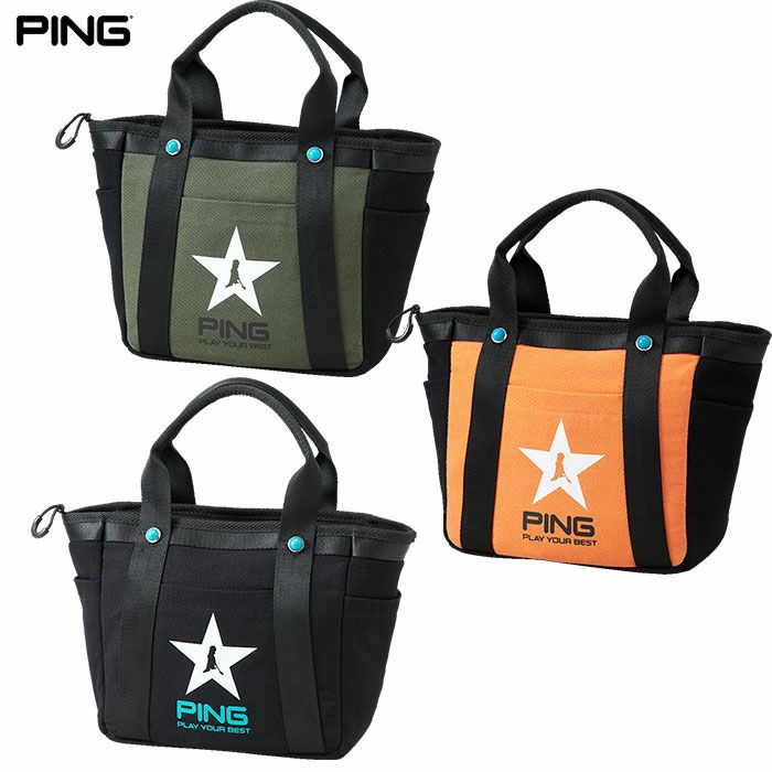 GB-A2316 グラフィティパターン ラウンドトート(スター): レディース│PING ONLINE SHOP