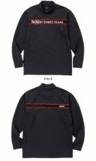 SY32GOLFSYG-23A10PINBORDERMOCKSHIRTS長袖シャツメンズ日本正規品2023秋冬モデル
