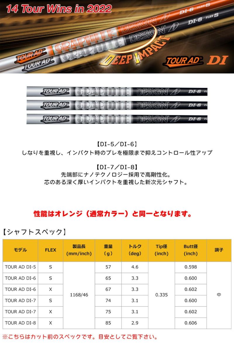 タイトリストスリーブ付きシャフトグラファイトデザインツアーADDIBLACK日本未発売カラーUSAモデル(TSR／TSi／TS／917／915／913／910)