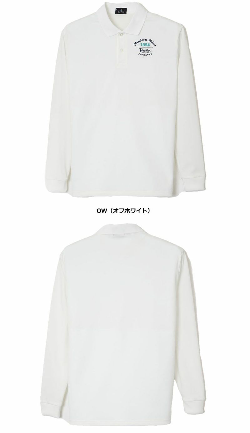 パラディーゾ長袖ポロシャツZSM01Fメンズ2023秋冬モデルParadiso日本正規品