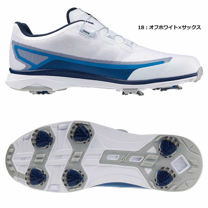 ミズノネクスライトゼロIGボアゴルフシューズスパイクシューズ51GM2380メンズmizunogolf2023年秋冬モデル日本正規品