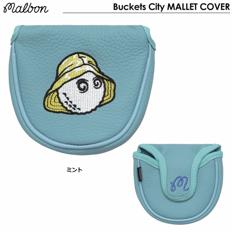 Malbon Golf パターカバー Buckets City MALLET COVER マレットタイプ ...