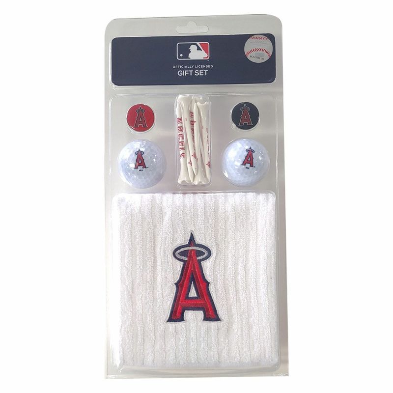 MLBエンゼルスLosAngelesAngelsGolfGiftSetタオルボールマーカーティーギフト2023年モデルUSA直輸入品