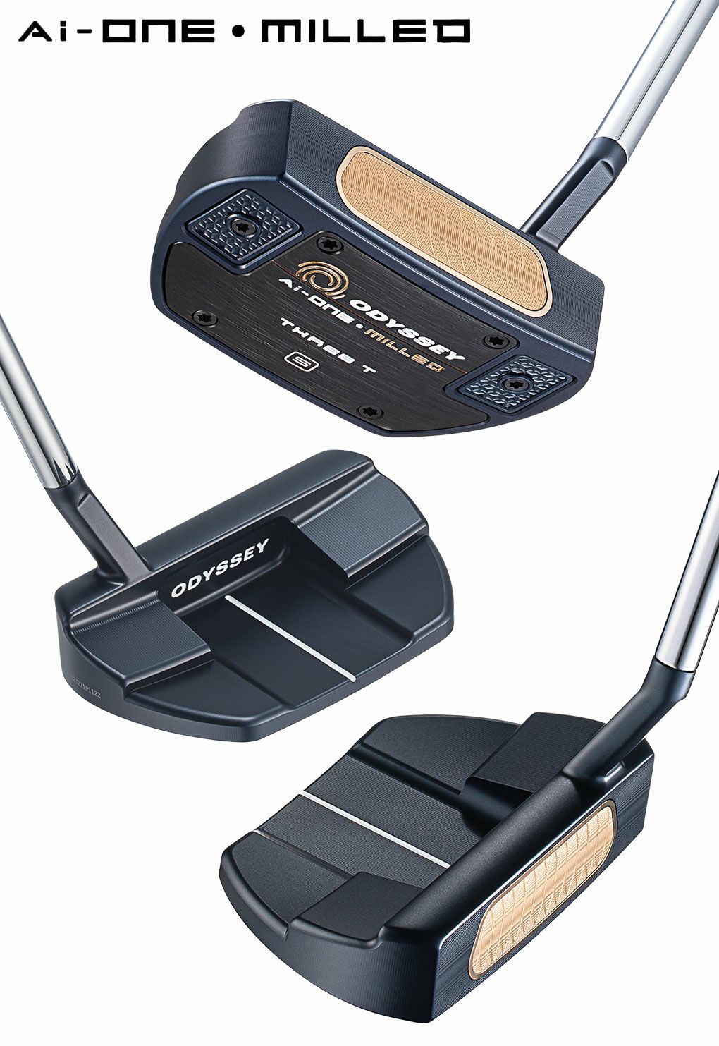 オデッセイ AI-ONE MILLED THREE T Sパター メンズ 右用 STROKE LAB 90