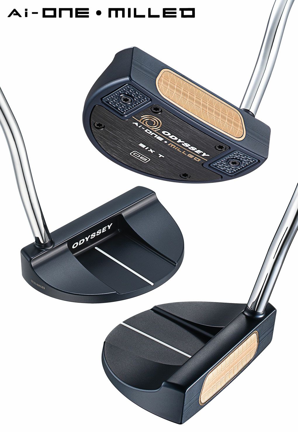 オデッセイ AI-ONE MILLED SIX Tパター メンズ 右用 STROKE LAB 90 