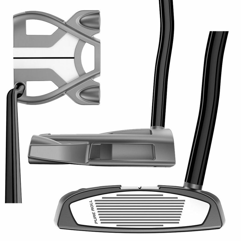 テーラーメイドSPIDERTOURDOUBLEBENDパターメンズ右用KBSBLACKPVDSTEPLESSシャフトTaylorMadeUSA直輸入品2024年モデル