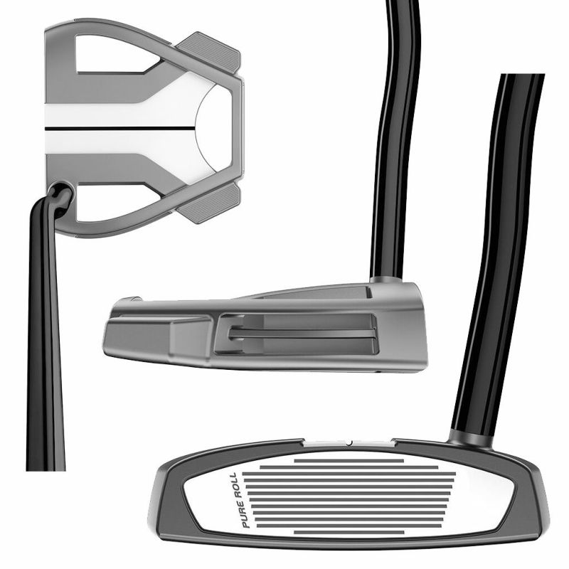 テーラーメイドSPIDERTOURXDOUBLEBENDパターメンズ左用KBSBLACKPVDSTEPLESSシャフトTaylorMadeUSA直輸入品2024年モデル