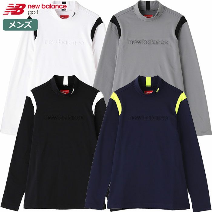 ニューバランス裏起毛長袖モックネックプルオーバー012-3267003メンズnewbalance日本正規品2023秋冬モデル