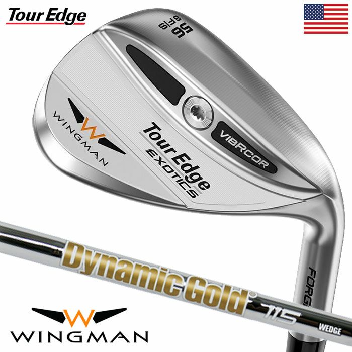 TourEdgeExoticsWingmanWedgeウェッジメンズ右用DYNAMICGOLD115WEDGEスチールシャフトUSA直輸入品