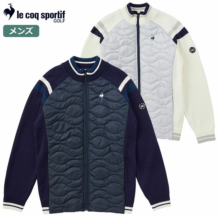 ルコックスポルティフハイブリッドセーターメンズQGMWJL56lecoqsportif2023秋冬モデル日本正規品