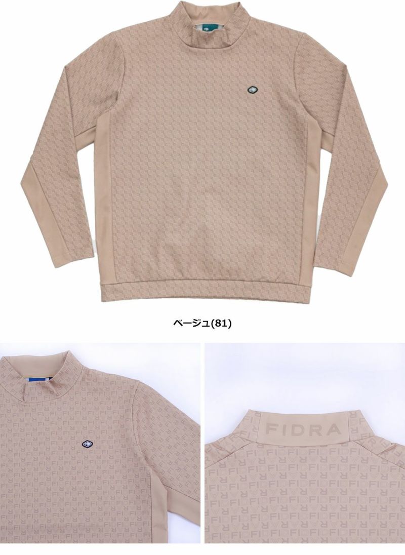 フィドラハイネックシャツメンズFD5QTG19FIDRA2023秋冬モデル日本正規品