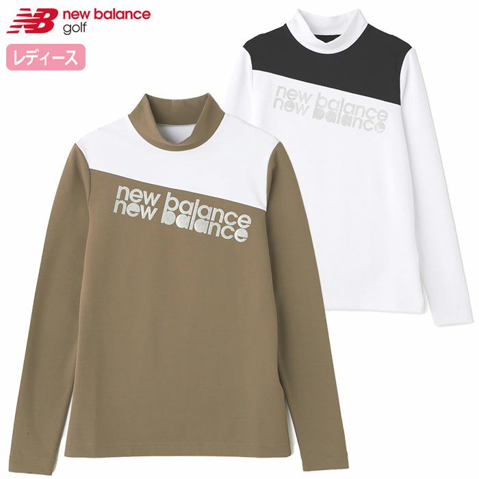 ニューバランス裏起毛長袖モックネックプルオーバーレディース012-3267511newbalance日本正規品2023秋冬モデル