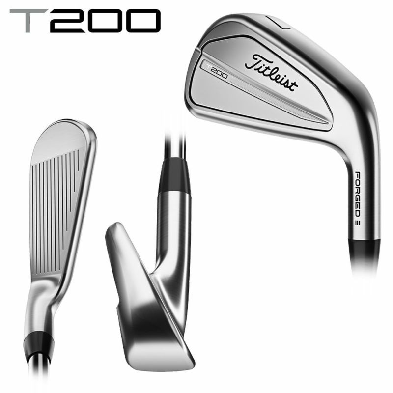 タイトリストT200アイアン6本セット（#5-PW）メンズ右用SteelFiber95cwシャフト日本正規品2023年モデル