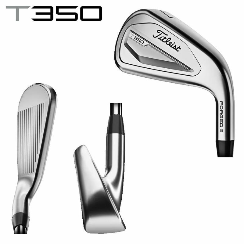 タイトリストT350アイアン6本セット（#5-PW）メンズ右用SteelFiber95cwシャフトUSA直輸入品2023年モデル