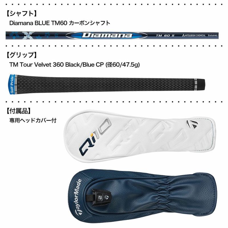 テーラーメイドQi10MAXレスキューメンズ右用カーボンシャフト2024年モデル日本正規品