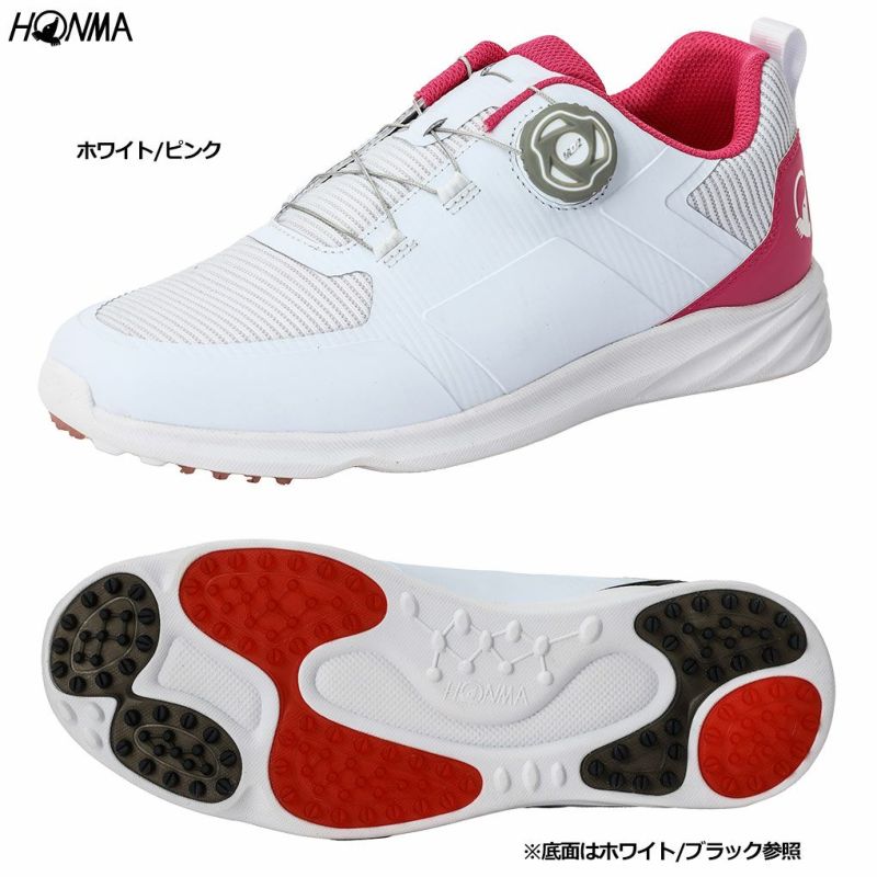 本間ゴルフユニセックス4Eダイヤル式スパイクレスシューズSR12403HONMAGOLF2024年モデル日本正規品