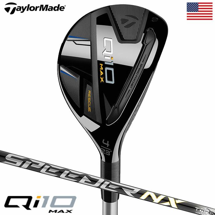 テーラーメイドQi10Maxレスキューユーティリティメンズ右用FUJIKURASPEEDERNXTCS50カーボンTaylorMade2024年モデルUSA直輸入品