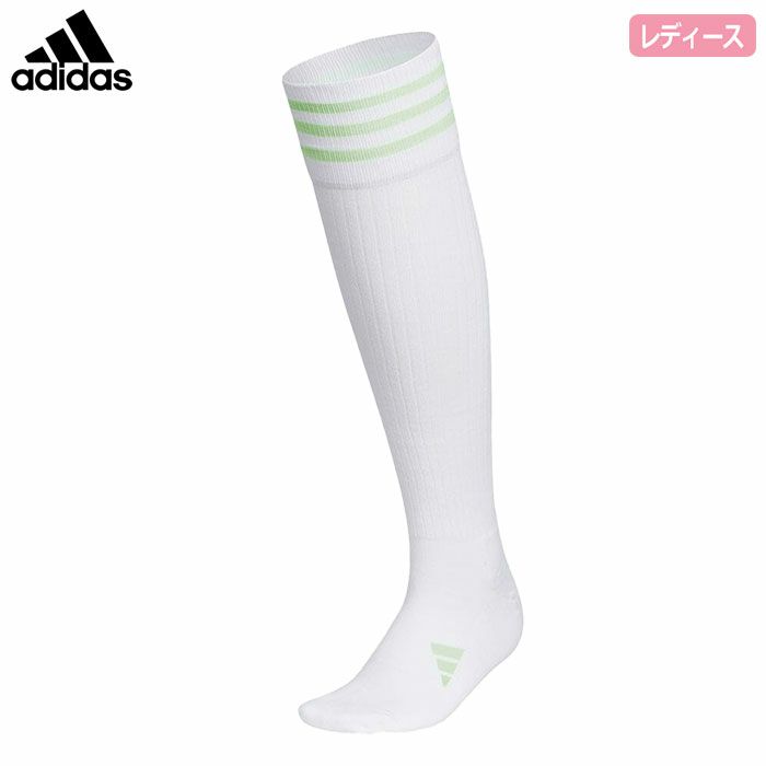 アディダスニーハイスリーストライプクッションソックスMGR61レディース靴下adidas2024春夏モデル日本正規品