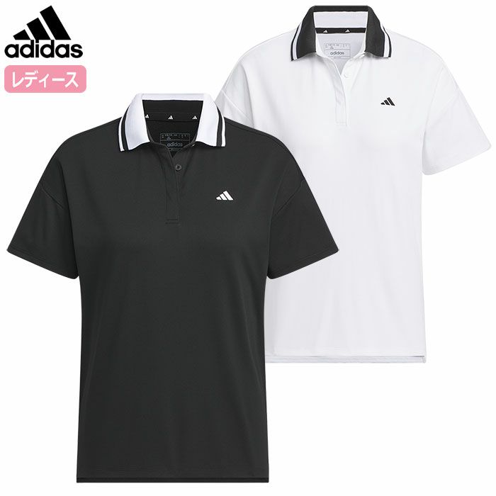 アディダスボックスシルエットミニピケポロIKK54レディースadidas2024春夏モデル日本正規品