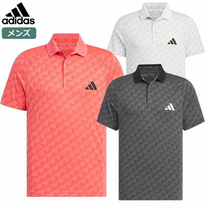 アディダスHEAT.RDYBOSジャガードポロIKJ53メンズadidas2024春夏モデル日本正規品