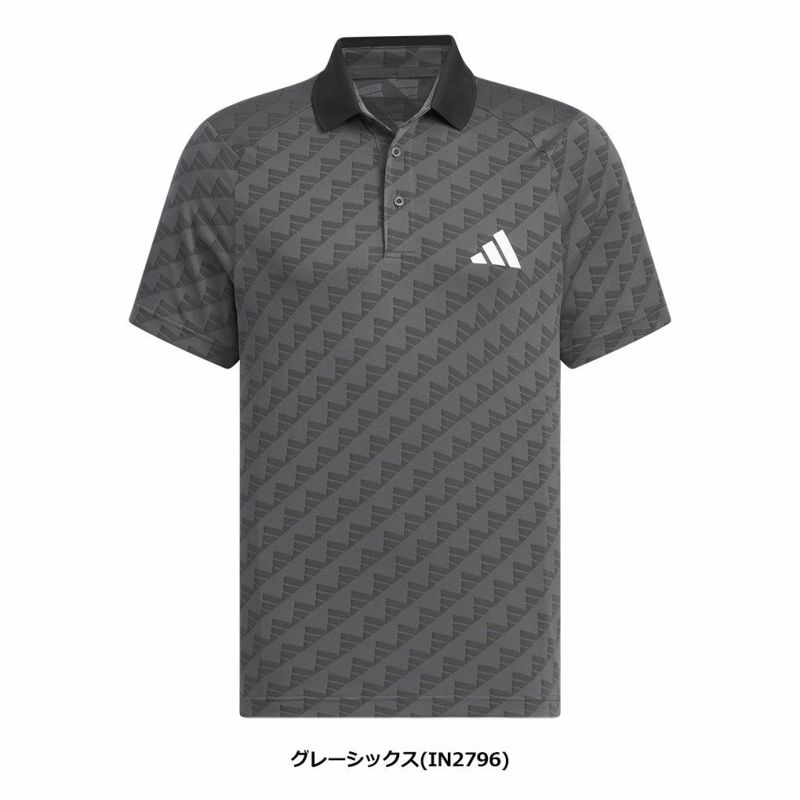 アディダスHEAT.RDYBOSジャガードポロIKJ53メンズadidas2024春夏モデル日本正規品