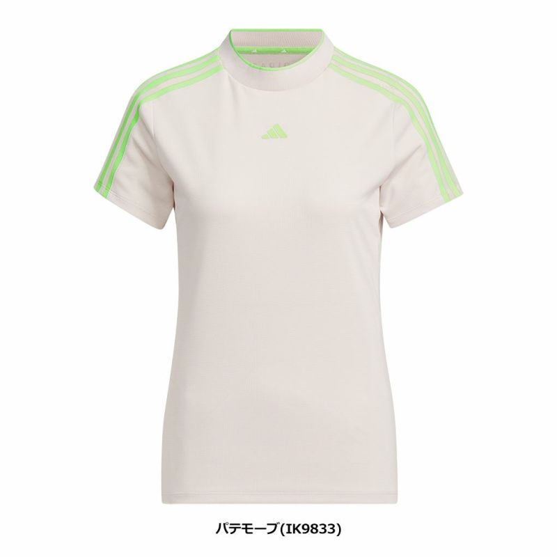 アディダス3ストライプスメッシュベントモックIKK64レディースadidas2024春夏モデル日本正規品