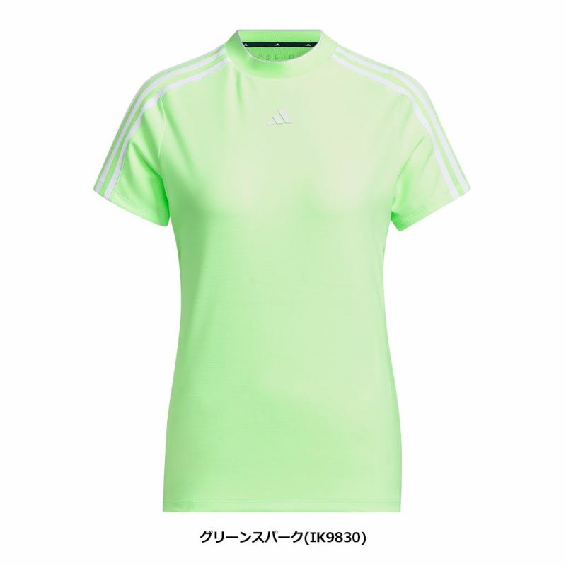 アディダス3ストライプスメッシュベントモックIKK64レディースadidas2024春夏モデル日本正規品