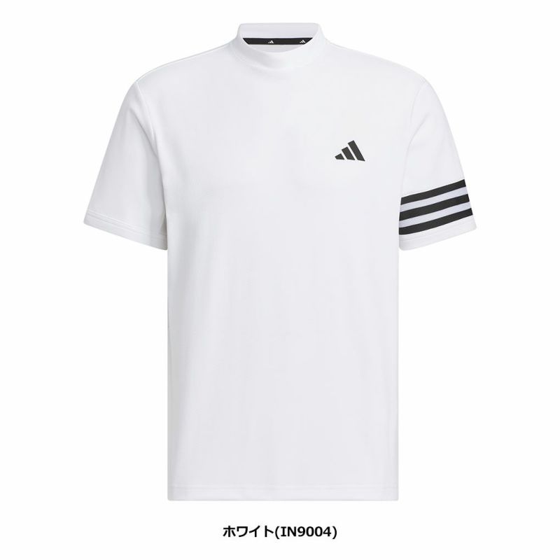 アディダス3ストライプスメッシュベントモックIKK67メンズadidas2024春夏モデル日本正規品