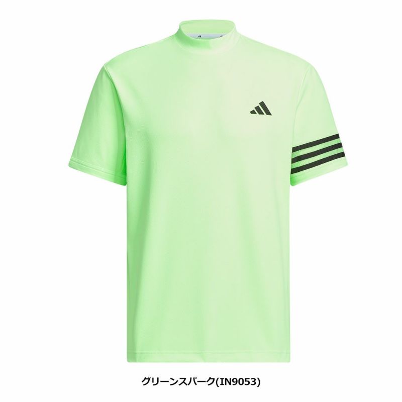 アディダス3ストライプスメッシュベントモックIKK67メンズadidas2024春夏モデル日本正規品