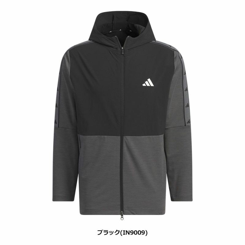 アディダスファブリックミックスストレッチフーディーIKK83メンズadidas2024春夏モデル日本正規品