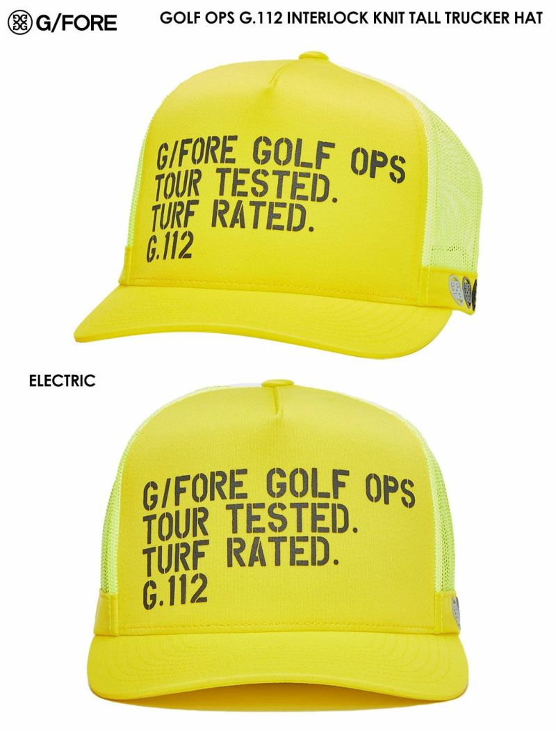 GforeジーフォアゴルフキャップGOLFOPSG.112INTERLOCKKNITTALLTRUCKERHAT帽子GMH000031USA直輸入品