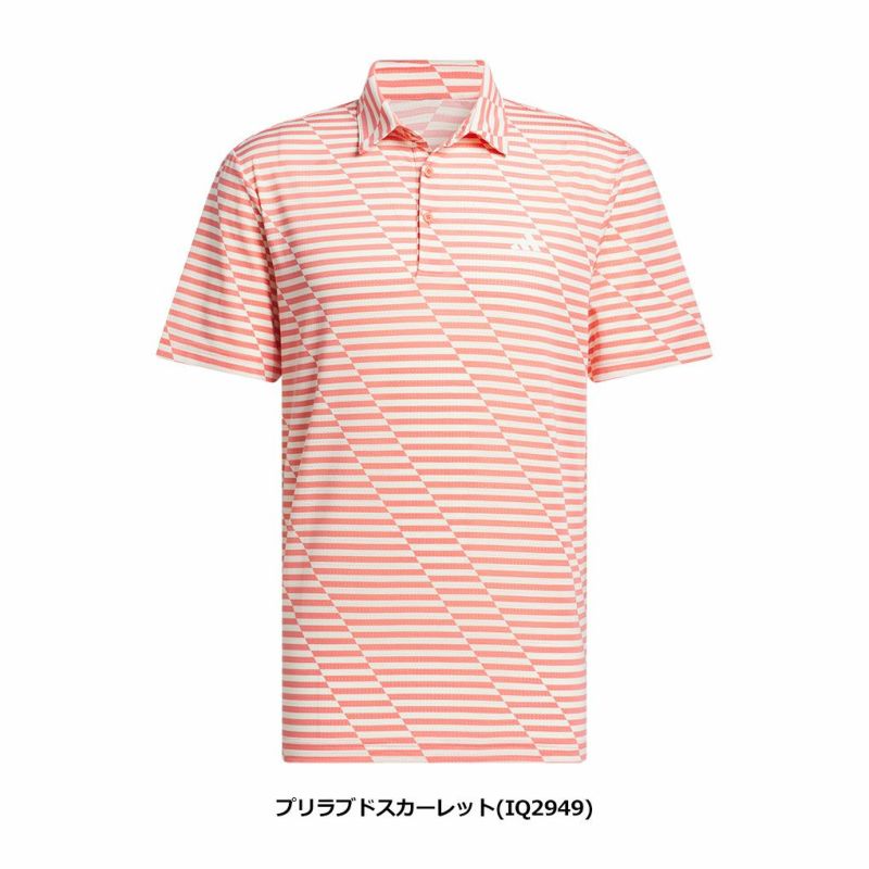 アディダスナローボーダーメッシュポロKOV92メンズadidas2024春夏モデル日本正規品