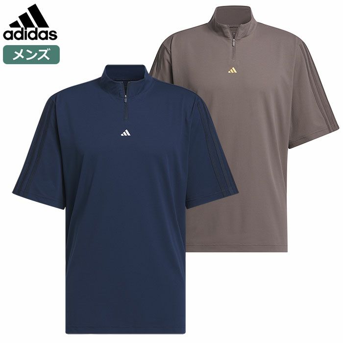 アディダスULT365ツイストニットピケルーズフィットジップモックKOV88メンズadidas2024春夏モデル日本正規品