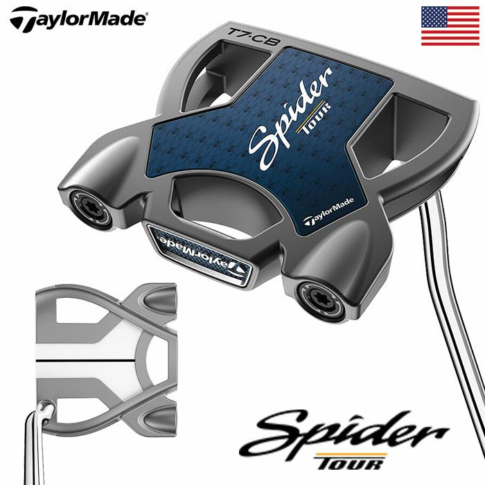 テーラーメイドSpiderTourCounterBalanceパターメンズ右用38インチTaylorMadeUSA直輸入品2024年モデル