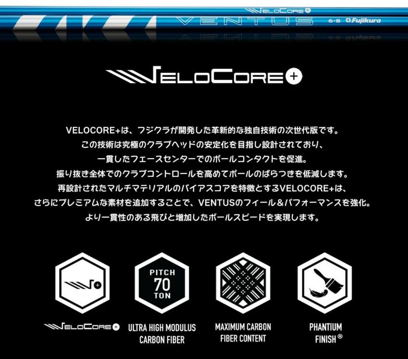 スリクソン スリーブ付きシャフト USAフジクラ 2024 NEW VENTUS