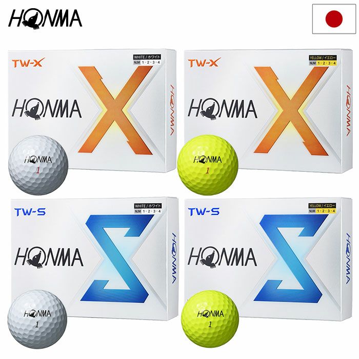 本間ゴルフHONMA2024TW-XTW-Sボール1ダース(12球入)2024年モデル日本正規品