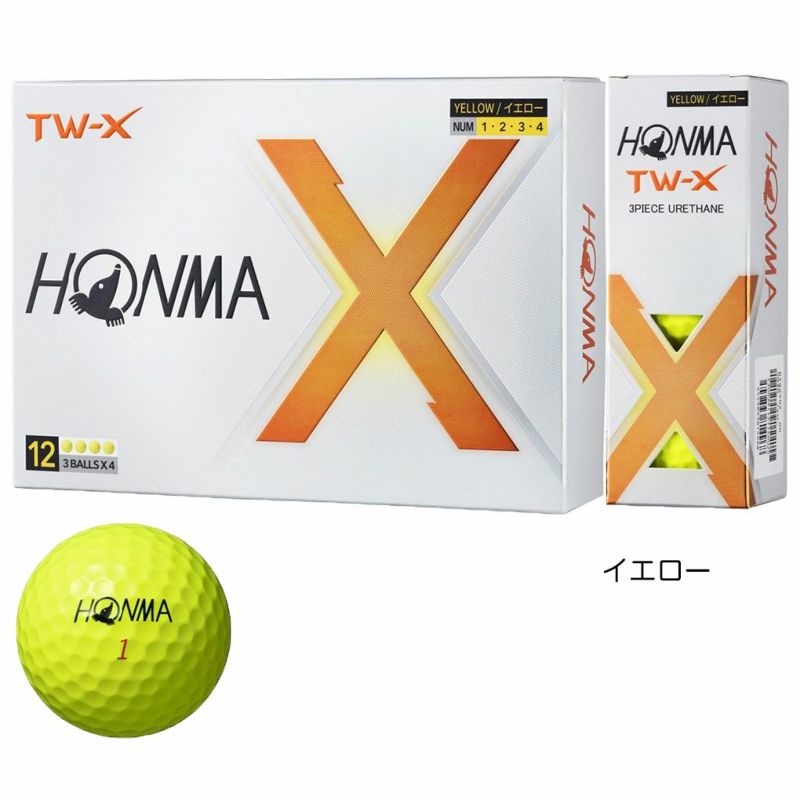 本間ゴルフHONMA2024TW-XTW-Sボール1ダース(12球入)2024年モデル日本正規品